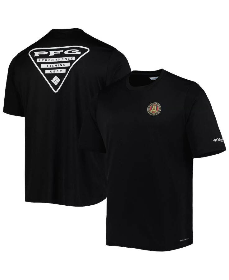 Men's Black Atlanta United FC Terminal Tackle Omni-Shade T-shirt Black - 2