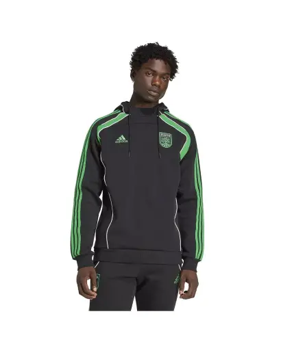 Men's Black Austin FC 2025 Travel Pullover Hoodie-Black - 1
