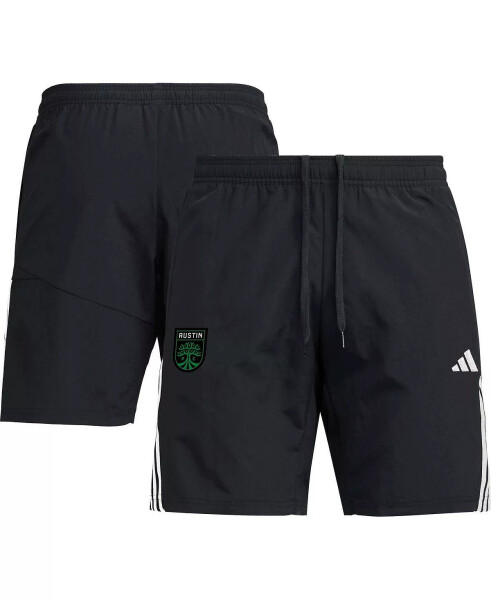 Men's Black Austin FC Downtime Shorts Black - 4