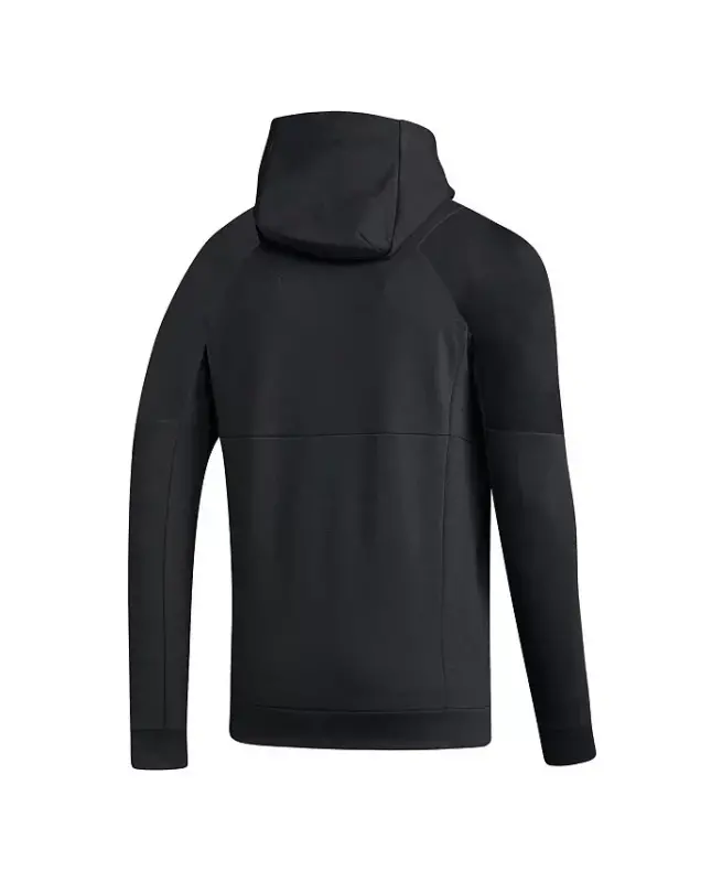 Men's Black Charlotte FC 2023 Player Travel Pullover Hoodie-Black - 4