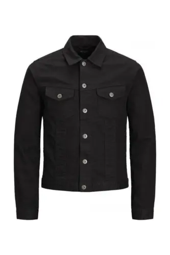 Men's Black Denim Jacket 