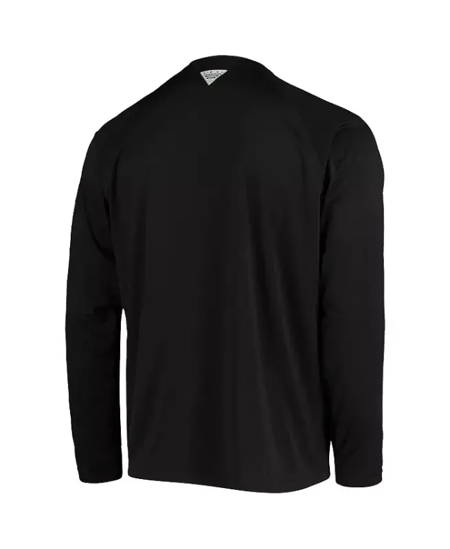 Men's Black Florida State Seminoles Terminal Tackle Omni-Shade Raglan Long Sleeve T-shirt-Black - 3