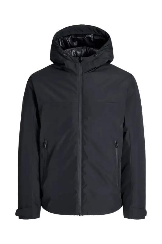 Men's Black Jacket, 12260486 - 1