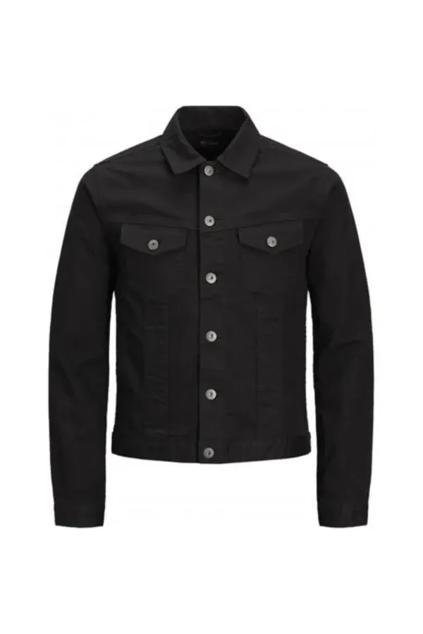 Men's Black Jean Jacket - Alvin JJ Jacket AKM 528 - 2
