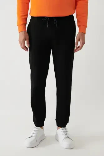 Men's Black Jogger Pants - AVVA (1)