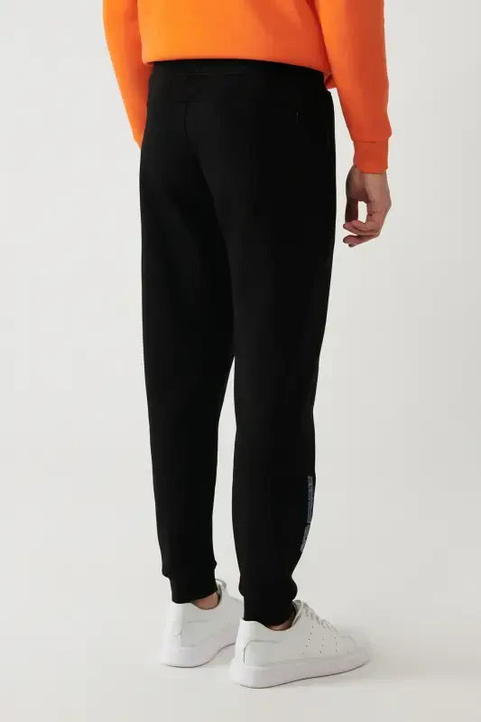 Men's Black Jogger Pants - 5