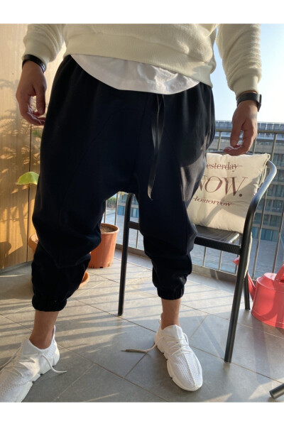 Men's Black Jogger Pants - 3