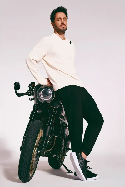 Men's Black Jogger Sweatpants - Avva