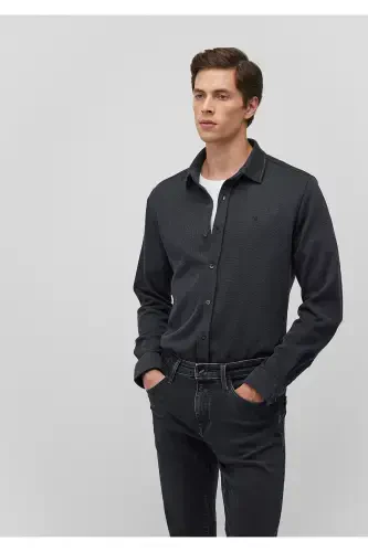 Men's Black Long Sleeve Shirt Black Shirt 0211244-9 - MAVI (1)