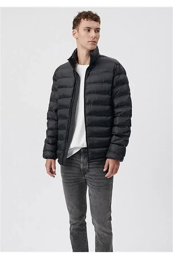 Men's Black M0110190-71379 Puffer Jacket - 2