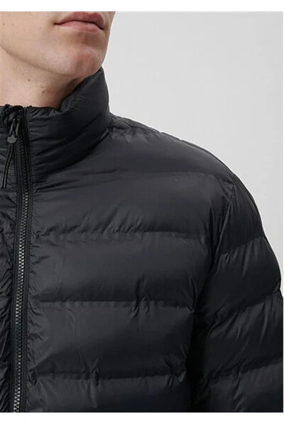 Men's Black M0110190-71379 Puffer Jacket - 6