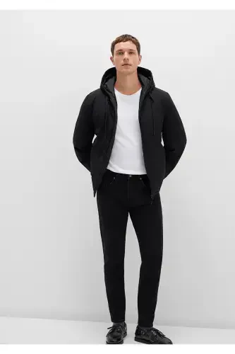 Men's Black M0110352-900 Puffer Jacket - MAVI (1)