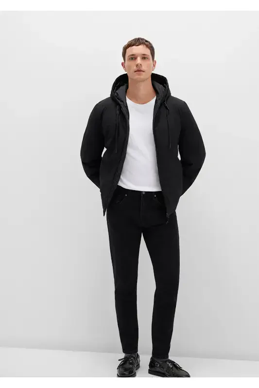 Men's Black M0110352-900 Puffer Jacket - 2