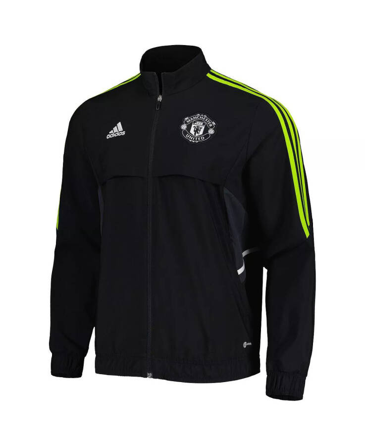 Men's Black Manchester United Presentation AEROREADY Full-Zip Jacket Black - 3