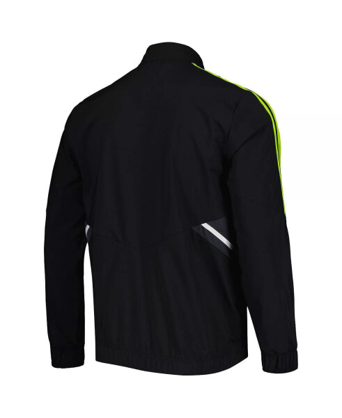 Men's Black Manchester United Presentation AEROREADY Full-Zip Jacket Black - 4