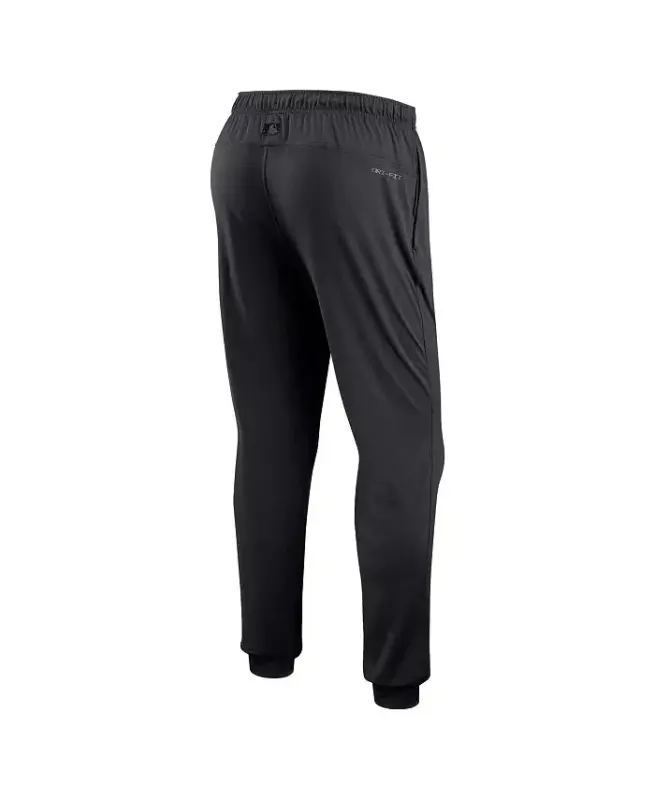 Men's Black Oakland Athletics Authentic Collection Travel Performance Pants-Black - 3
