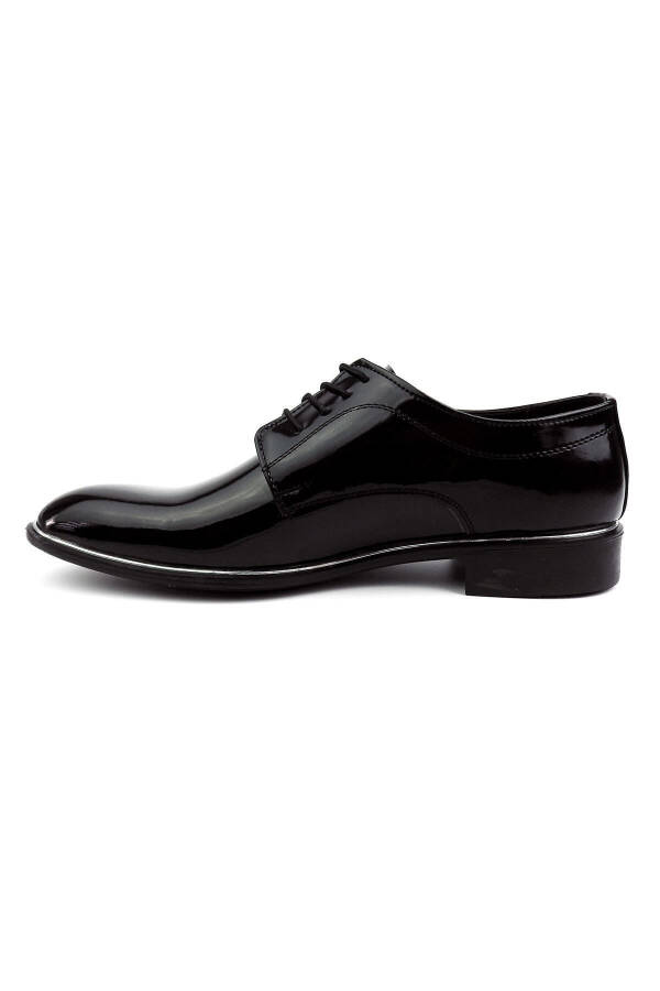 Men's Black Patent Leather Classic Wedding Shoes Rgn-570 - 5