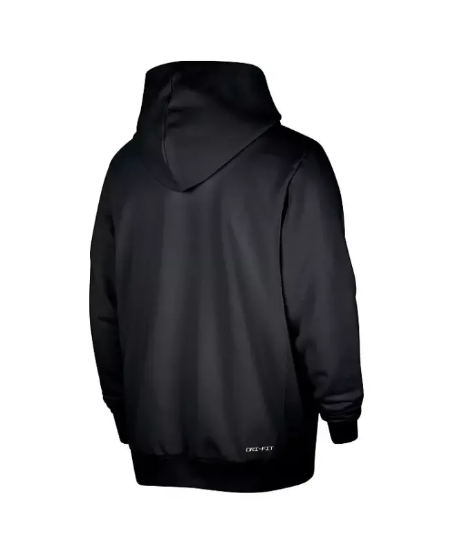 Men's Black Phoenix Suns Authentic Standard Issue Full-Zip Hoodie Jacket-Black - 2