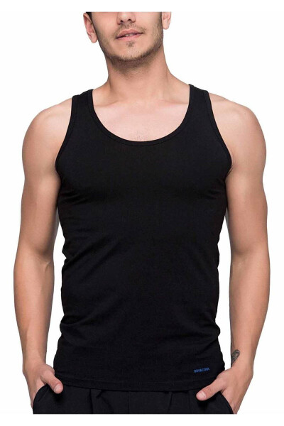 Men's Black Rambo Undershirt 6 Pack New Season - 3