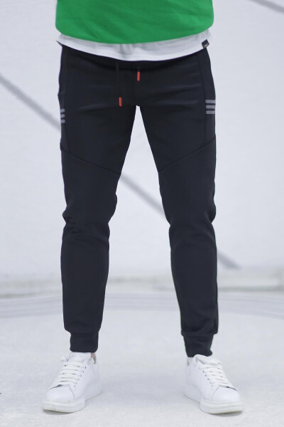 Men's Black Scuba Sweatpants - 6