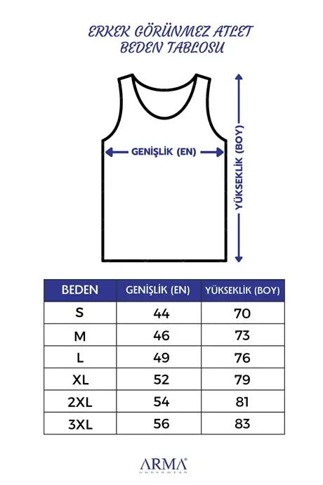 Men's Black Seamless Tank Top 100% Cotton 6-Pack - 5
