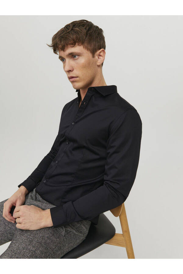 Men's Black Shirt - 8