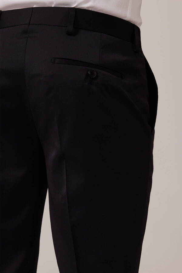 Men's Black Slim Fit Swallow Collar Tuxedo - 15