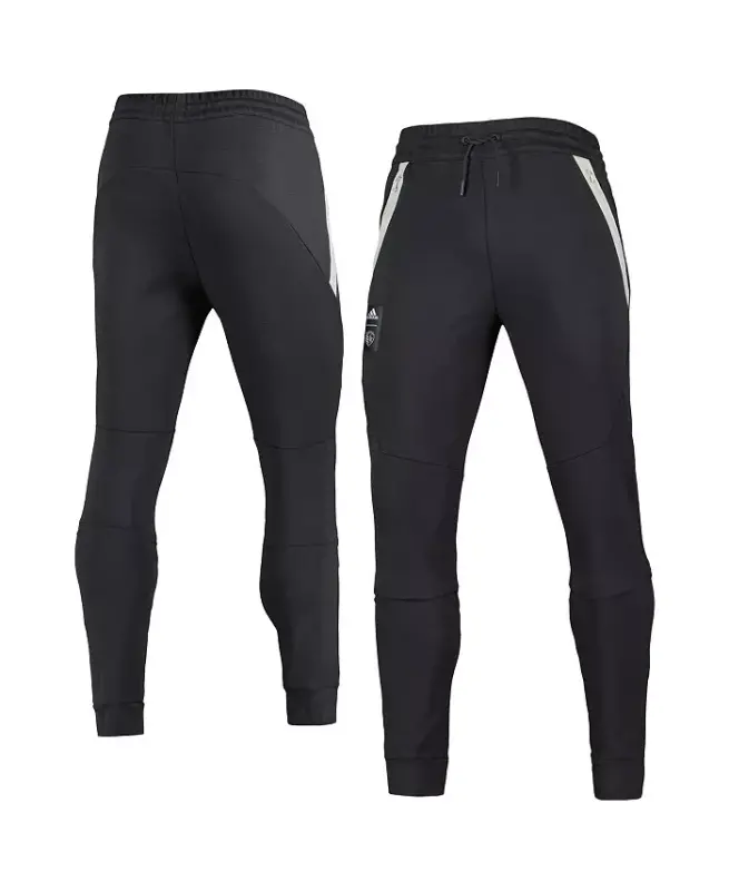 Men's Black Sporting Kansas City 2023 Player Club Travel Pants-Black - ADIDAS