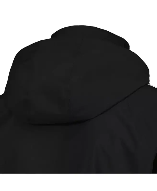 Men's Black St. Louis City SC Tiro 24 To'liq fermuarli kapüşonli yomg'ir kurtkasi - Qora - 3