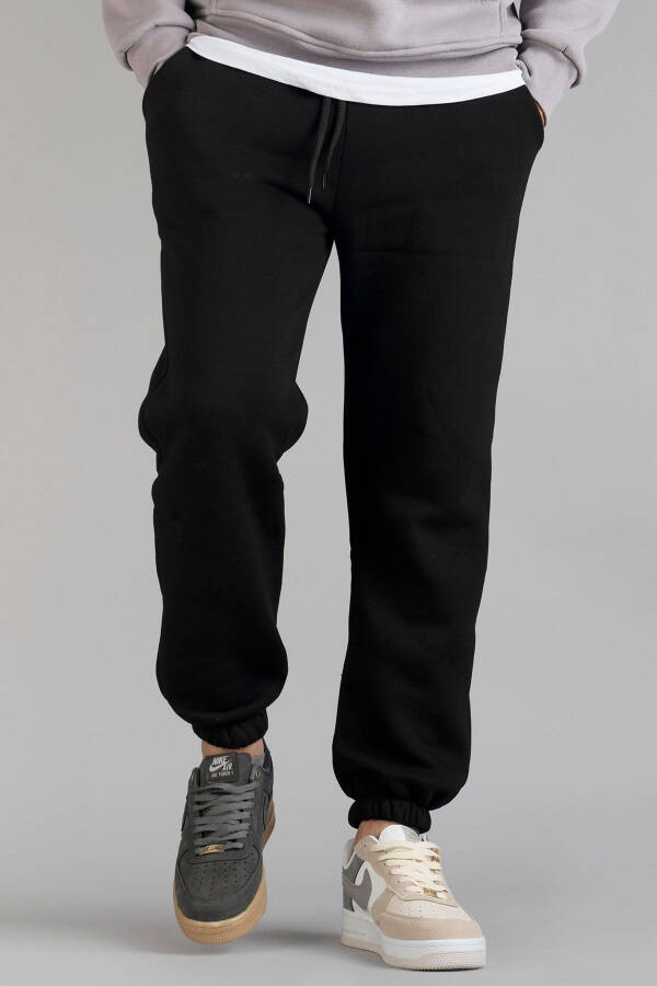 Men's Black Sweatpants - 2