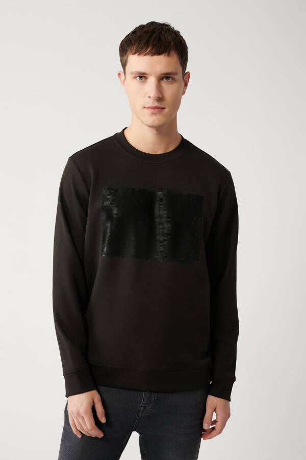 Men's Black Sweatshirt - 12