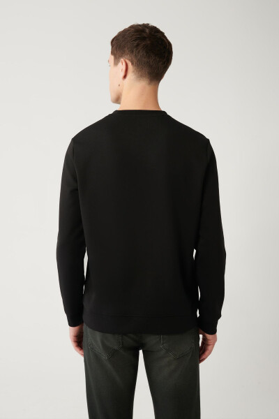 Men's Black Sweatshirt - 10