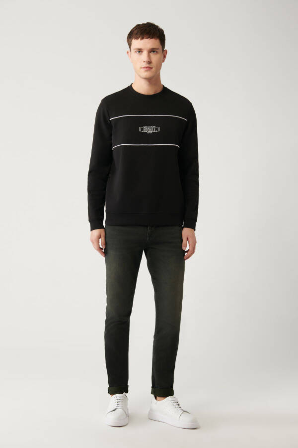 Men's Black Sweatshirt - 12