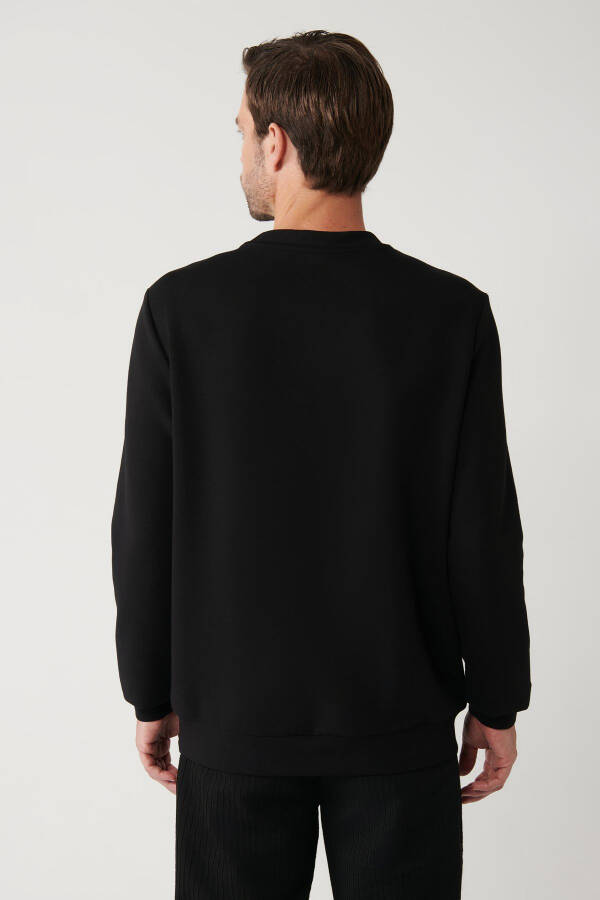 Men's Black Sweatshirt - 9