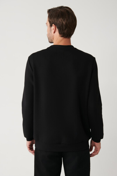 Men's Black Sweatshirt - 4