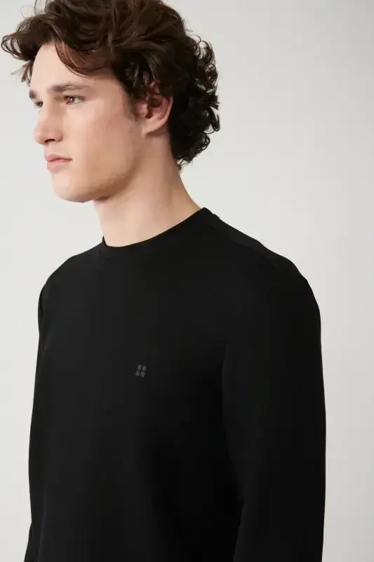 Men's Black Sweatshirt - 2