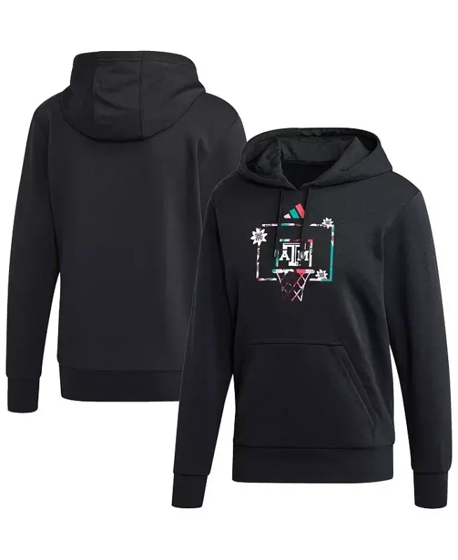 Men's Black Texas A&M Aggies Honoring Black Excellence Pullover Hoodie-Black - 1