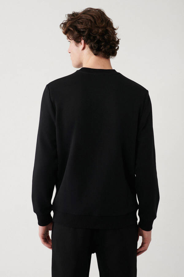 Men's Black Unisex Sweatshirt - 10