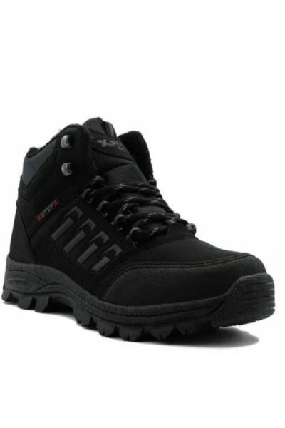 Men's Black Winter Waterproof Non-Slip Sport Trekking Boots - XSTEP