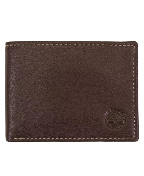 Men's Blix Men's Passcase Leather Wallet Brown - 1