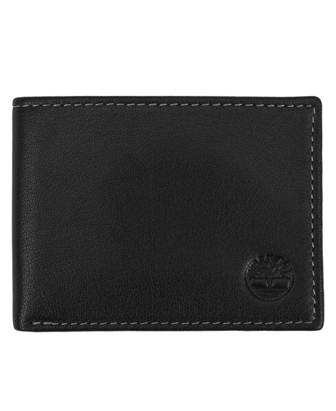 Men's Blix Slimfold Leather Wallet Black - 1