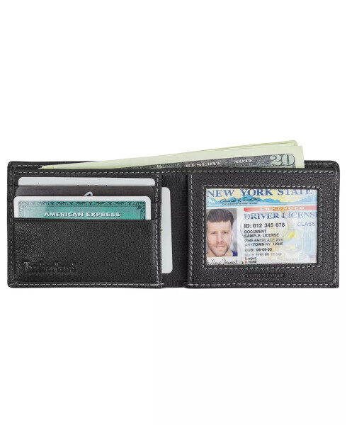 Men's Blix Slimfold Leather Wallet Black - 2