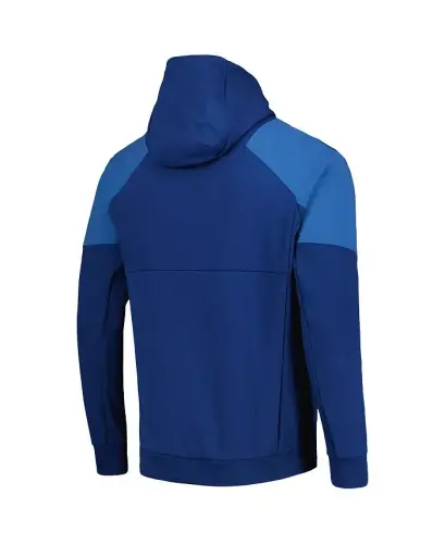 Men's Blue Seattle Sounders FC 2023 Player Travel Pullover Hoodie-Blue - ADIDAS (1)