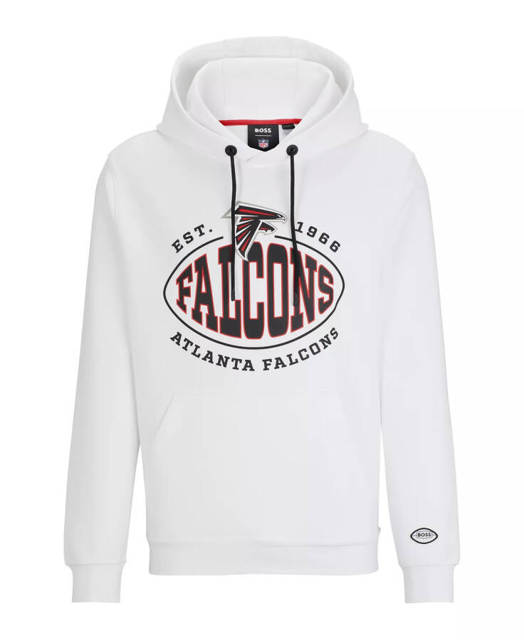 Men's BOSS x Atlanta Falcons NFL Hoodie Open White - 1