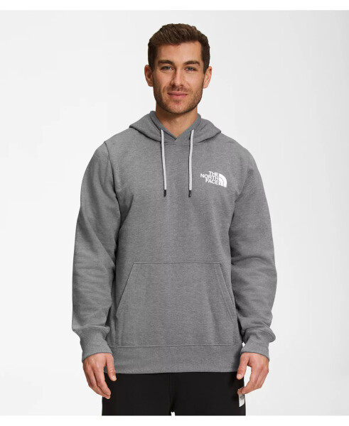 Men's Box NSE 'Never Stop Exploring' Pullover Hoodie TNF Medium Gray Heather, TNF Black - 2