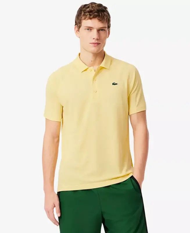Men's Breathable Run-Resistant Interlock Polo Shirt - 107 Yellow - 1
