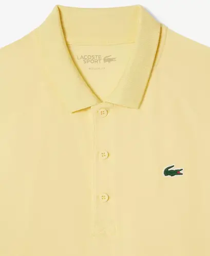 Men's Breathable Run-Resistant Interlock Polo Shirt - 107 Yellow - 4