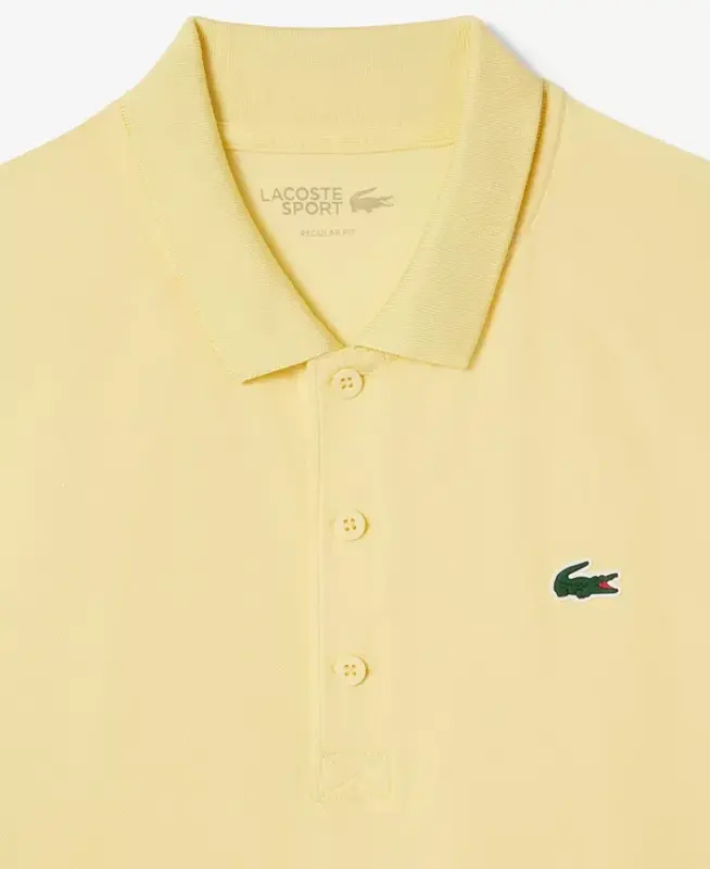 Men's Breathable Run-Resistant Interlock Polo Shirt - 107 Yellow - 4