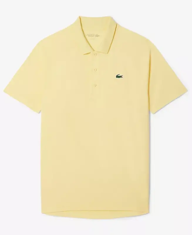 Men's Breathable Run-Resistant Interlock Polo Shirt - 107 Yellow - 5