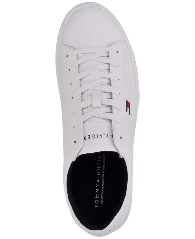 Men's Brecon Cup Sole Sneakers-White - 4